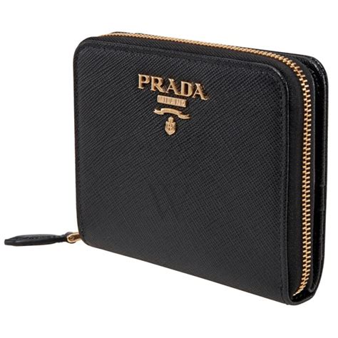 prada milano wallet brown|Prada wallet black woman.